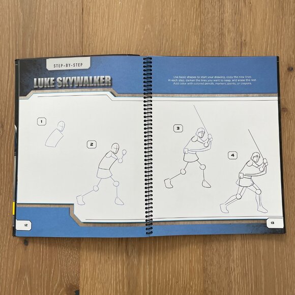 Learn to Draw Star Wars Book 2017 Walter Foster Jr Disney Lucasfilm Ltd Drawing - Picture 10 of 13